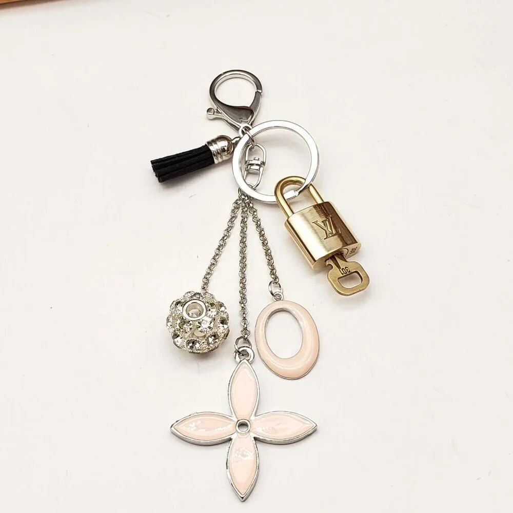 Authentic Louis Vuitton Lock & Key with unbranded Bagcharm, Keycharm, Keychain